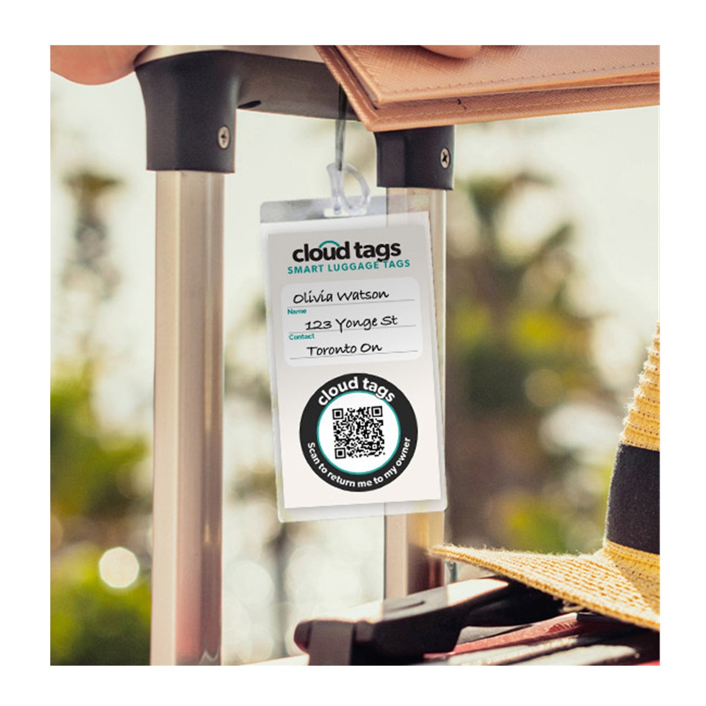 Cloud Tags - Luggage Tags (4 Pack)