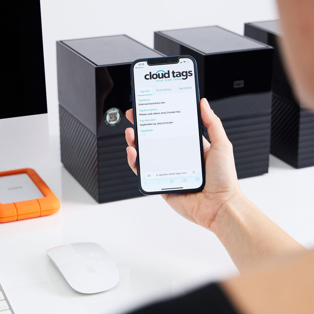Cloud Tags - Smart Digital Labels (48 Pack)